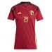 Belgien Timothy Castagne #21 Heimtrikot Frauen EM 2024 Kurzarm